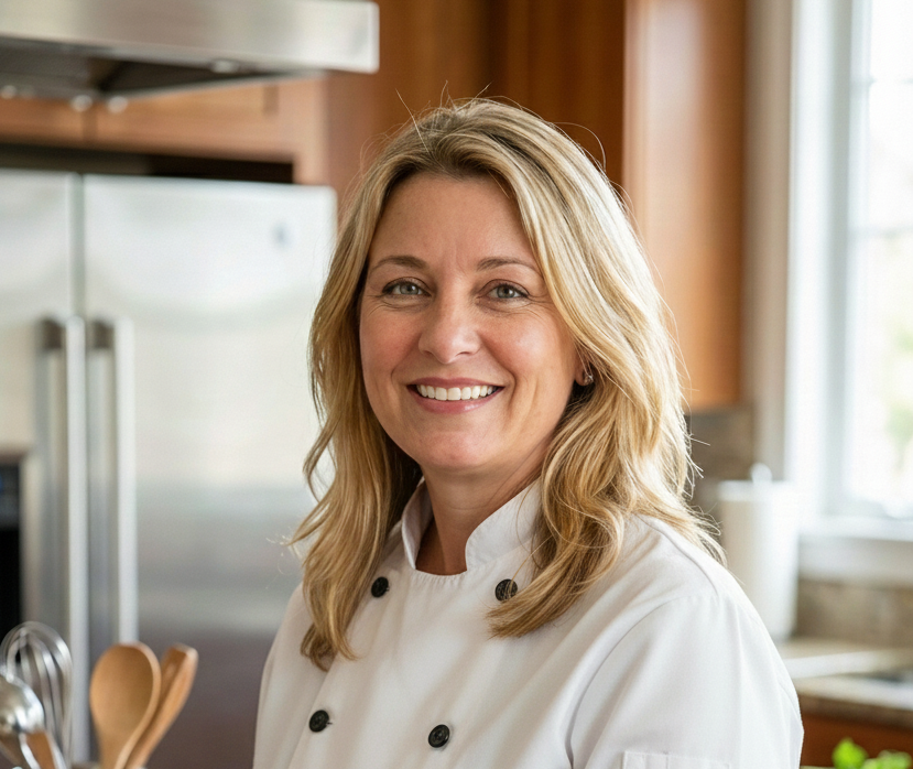 Jennifer in the kitchen